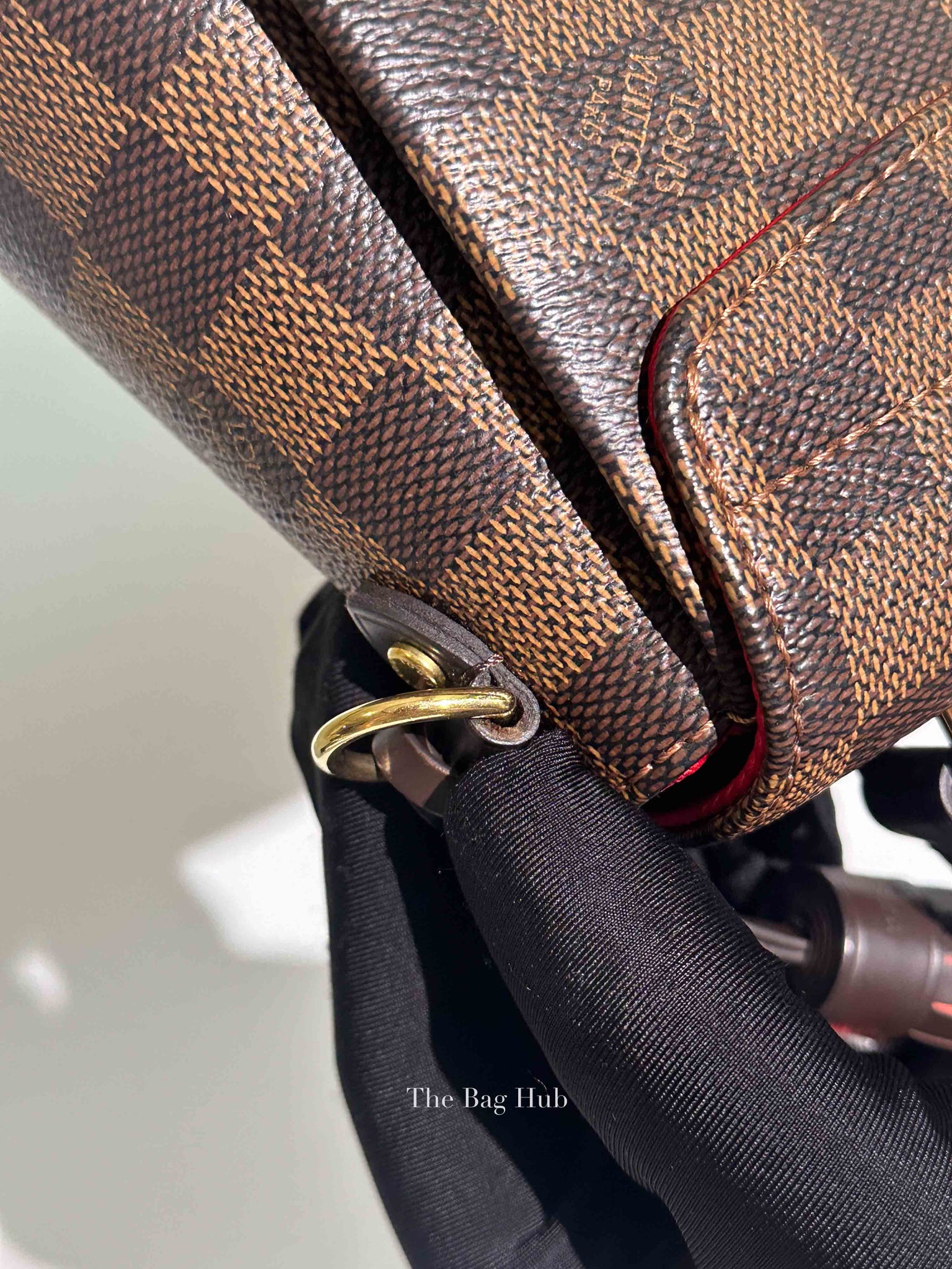Louis Vuitton Damier Ebene Canvas Croisette Crossbody Bag