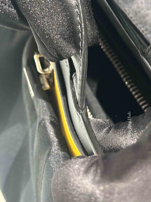 Fendi Black Anrealage Nylon Peekaboo Medium Tote Bag