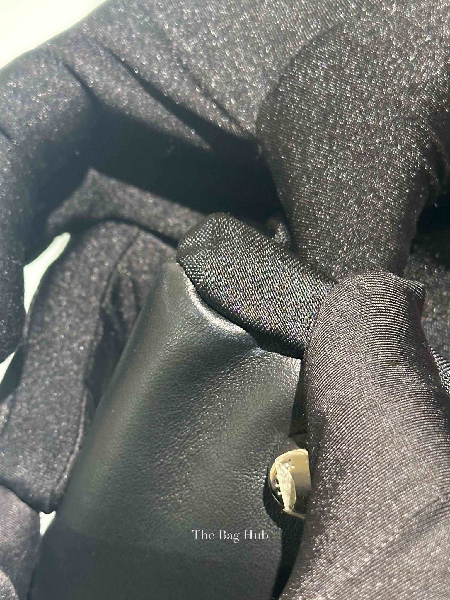 Fendi Black Anrealage Nylon Peekaboo Medium Tote Bag