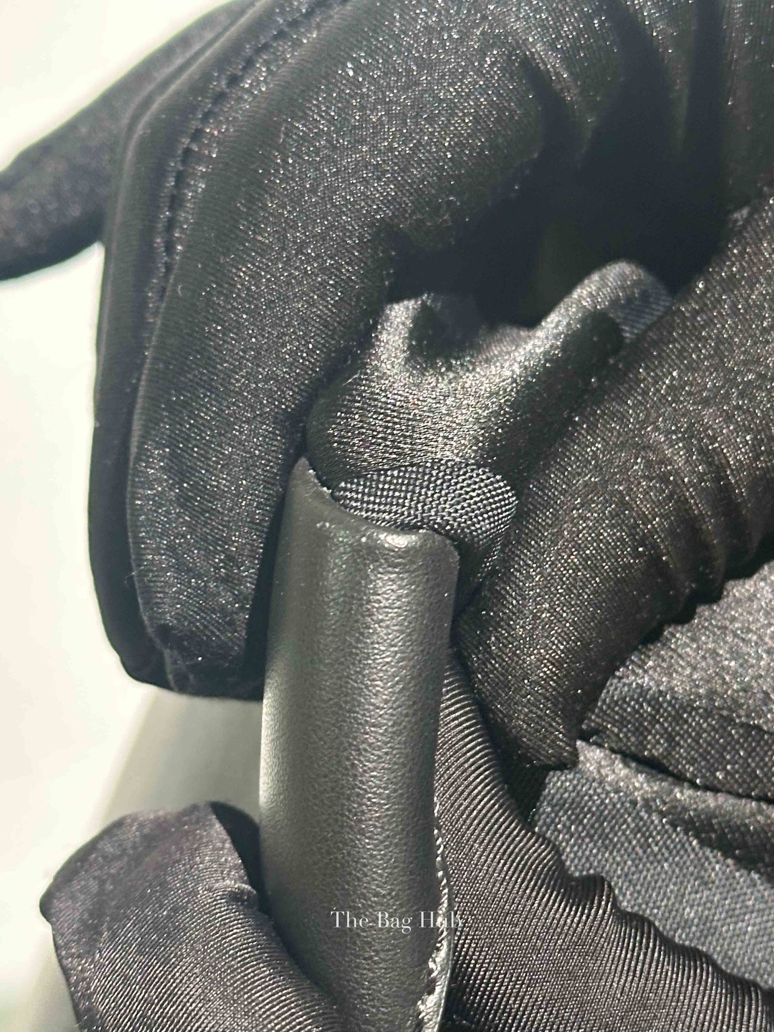 Fendi Black Anrealage Nylon Peekaboo Medium Tote Bag