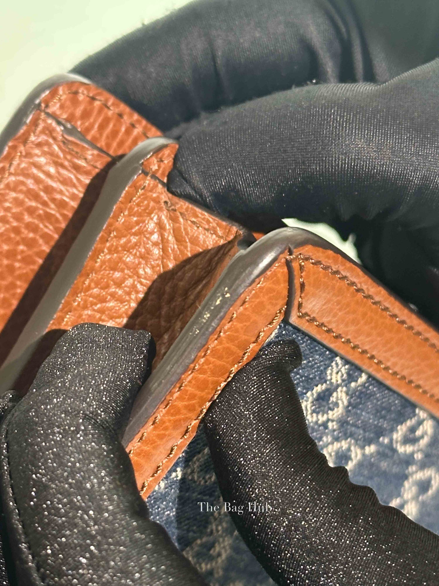 Gucci New Denim Calfskin GG Monogram Dollar Small Dionysus Shoulder Bag