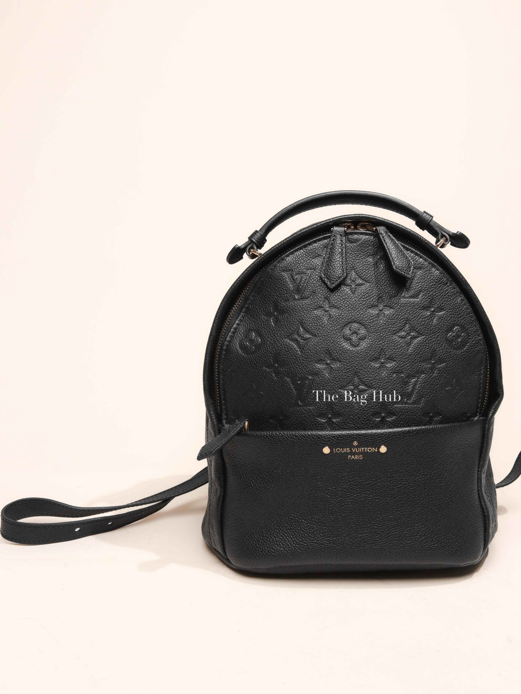 Louis Vuitton Black Empreinte Leather Sorbonne Backpack