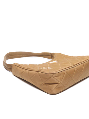 Prada Tabacco Nylon Tessuto Re-Edition Hobo Pochette Bag