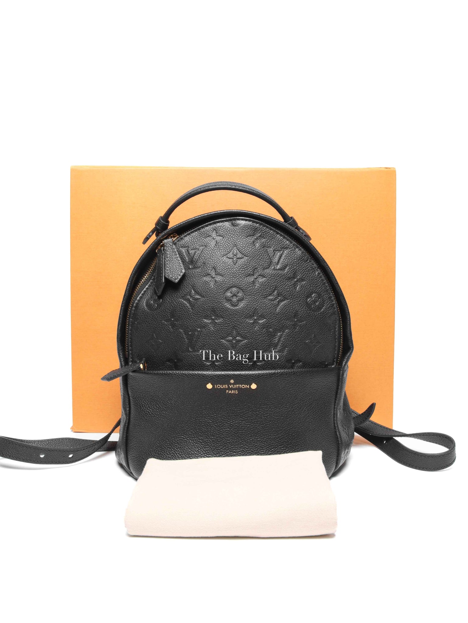 Louis Vuitton Black Empreinte Leather Sorbonne Backpack