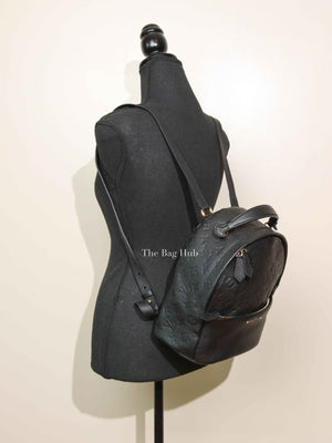 Louis Vuitton Black Empreinte Leather Sorbonne Backpack