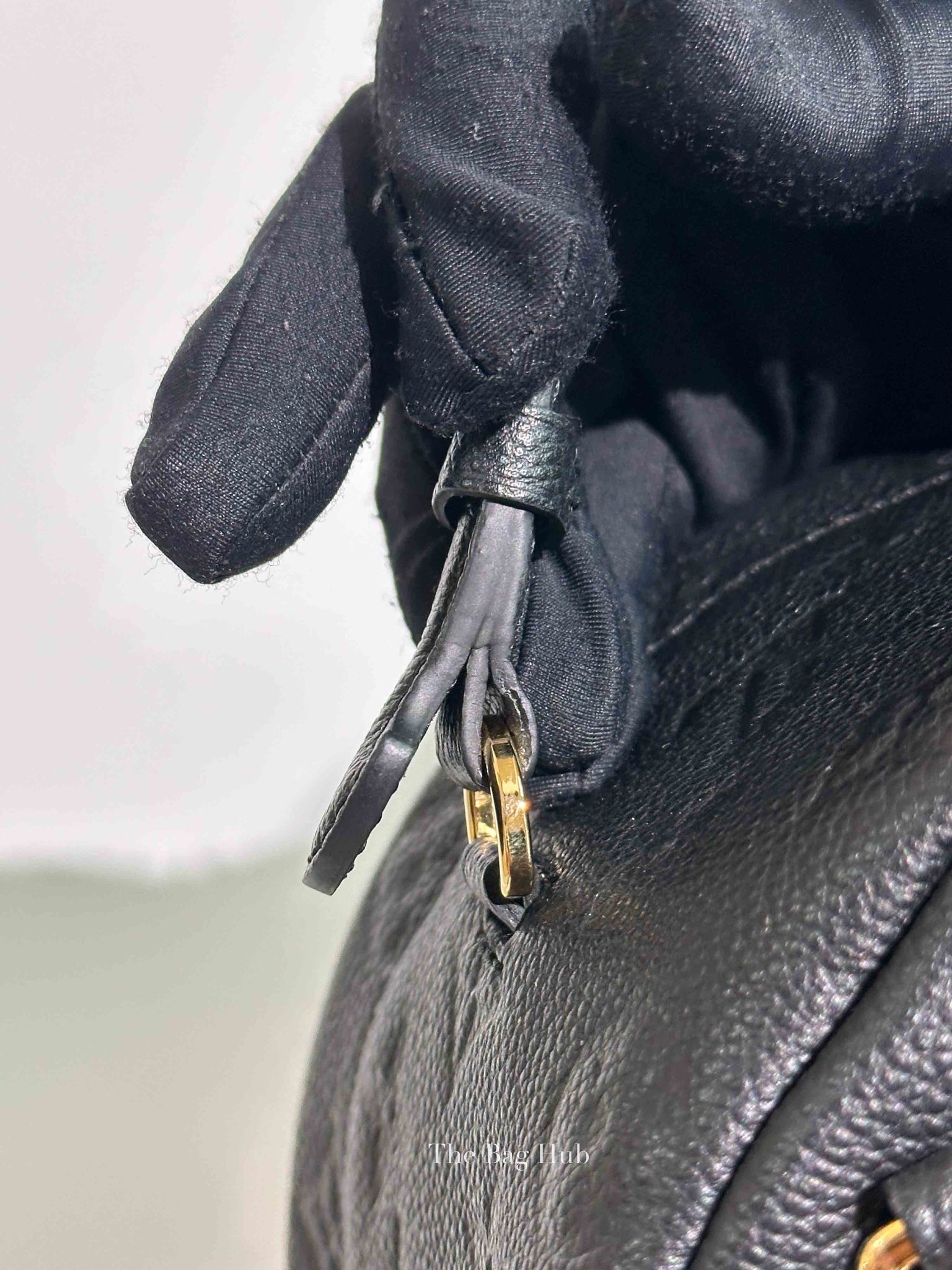 Louis Vuitton Black Empreinte Leather Sorbonne Backpack