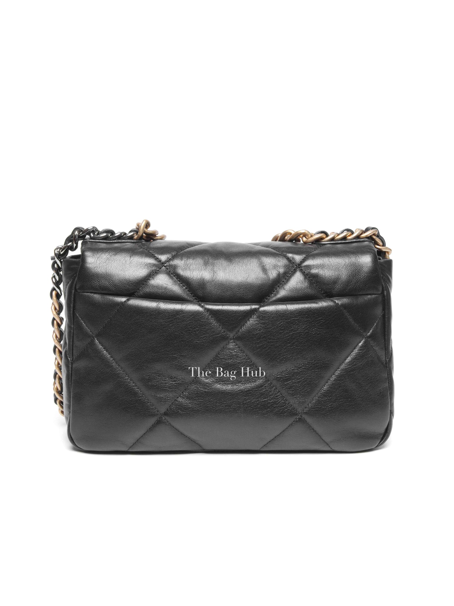 Chanel Black Goatskin C19 Medium Bag GHW
