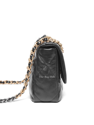 Chanel Black Goatskin C19 Medium Bag GHW