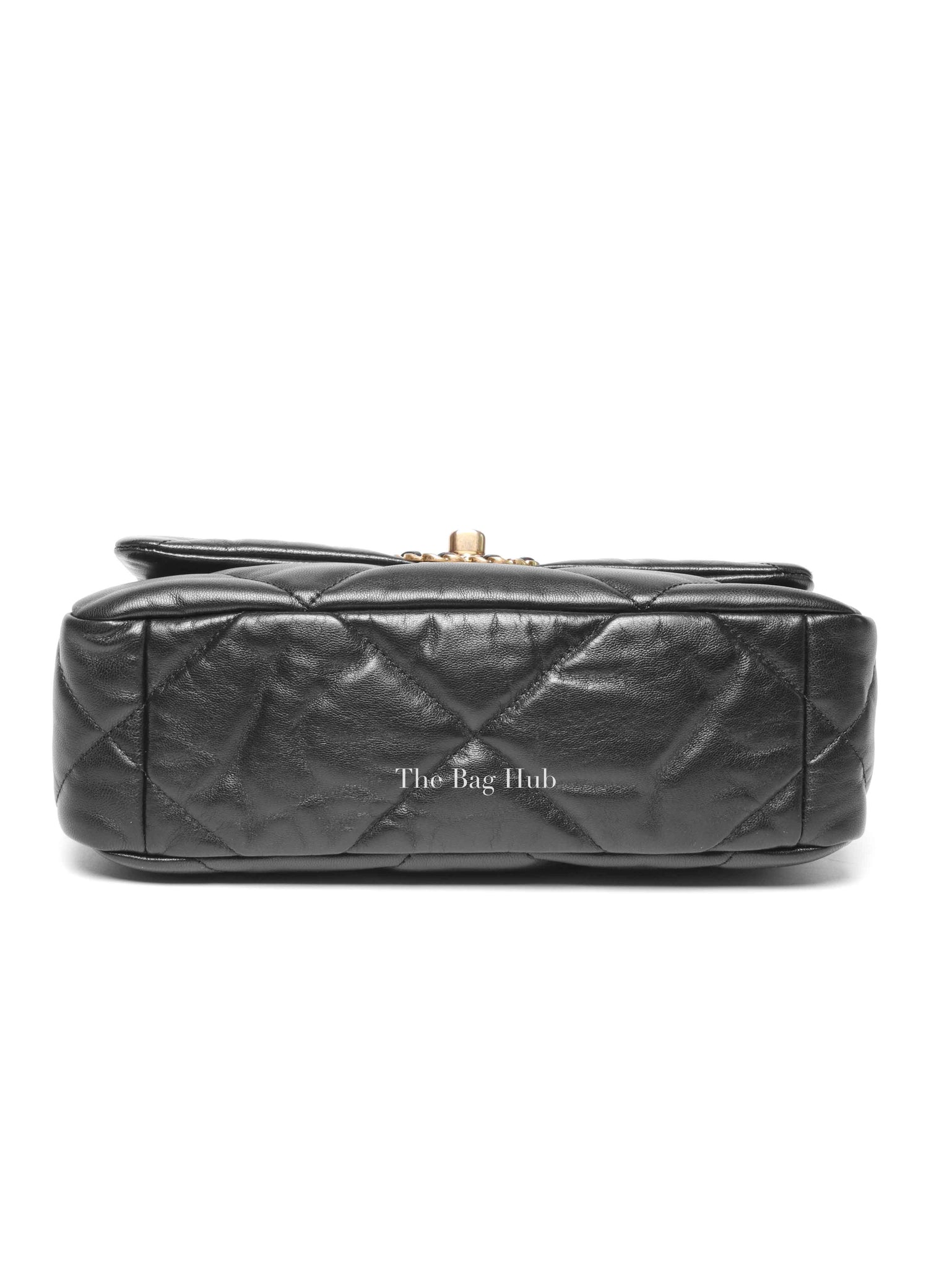 Chanel Black Goatskin C19 Medium Bag GHW