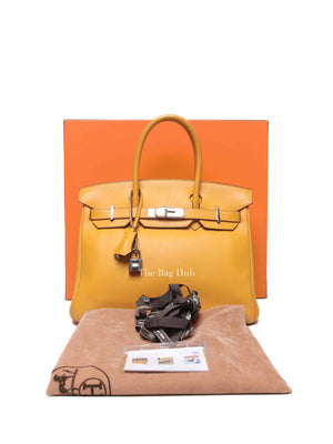 Hermes Soleil Swift Leather Birkin 30 Bag PHW