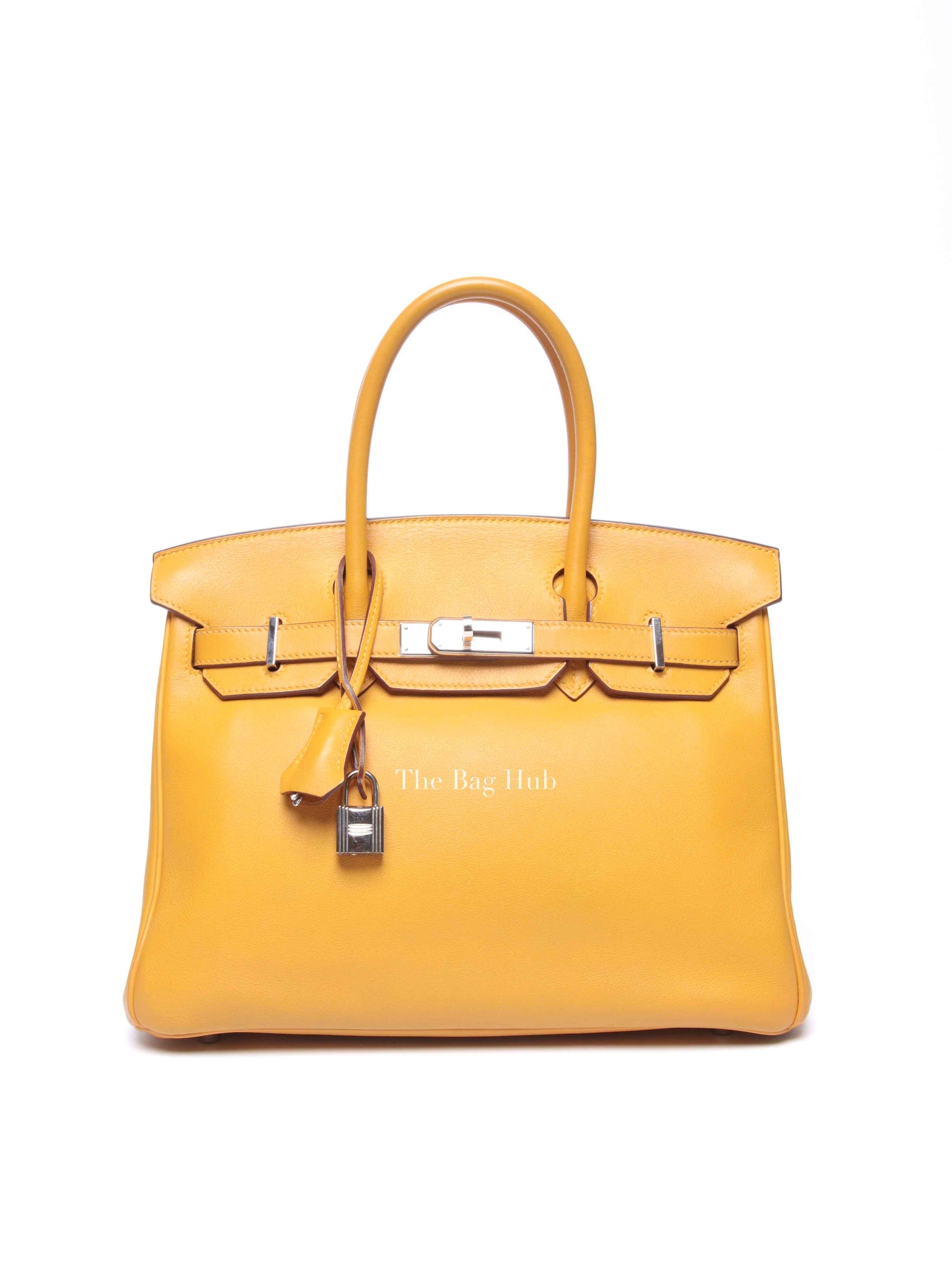 Hermes Soleil Swift Leather Birkin 30 Bag PHW