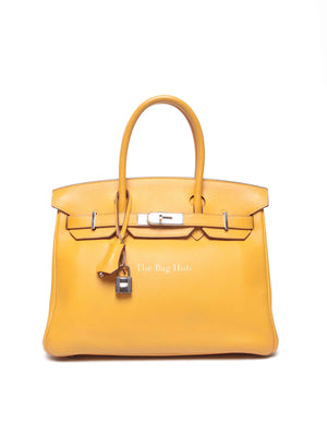 Hermes Soleil Swift Leather Birkin 30 Bag PHW