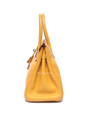 Hermes Soleil Swift Leather Birkin 30 Bag PHW