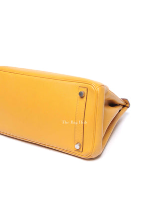 Hermes Soleil Swift Leather Birkin 30 Bag PHW