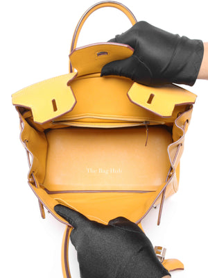 Hermes Soleil Swift Leather Birkin 30 Bag PHW