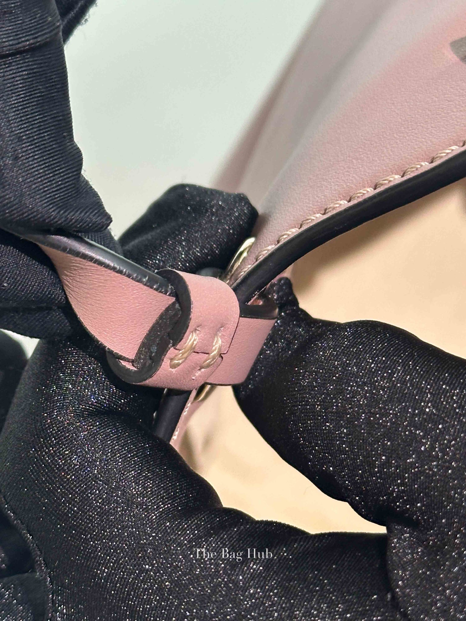 Valentino Garavani Poudre Leather Rockstud Small Trapeze Bag GHW
