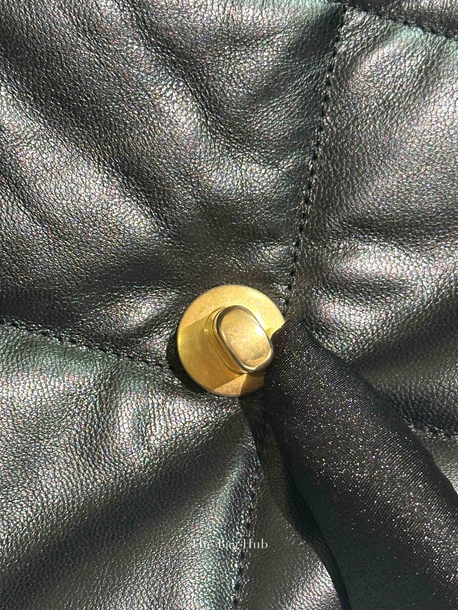Chanel Black Goatskin C19 Medium Bag GHW