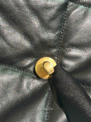 Chanel Black Goatskin C19 Medium Bag GHW