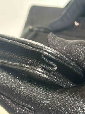 Chanel Black Caviar Quilted Wallet On Chain SHW