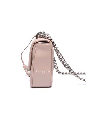Prada Cipria Nappa Gaufre Sound Chain Flap Small Shoulder Bag