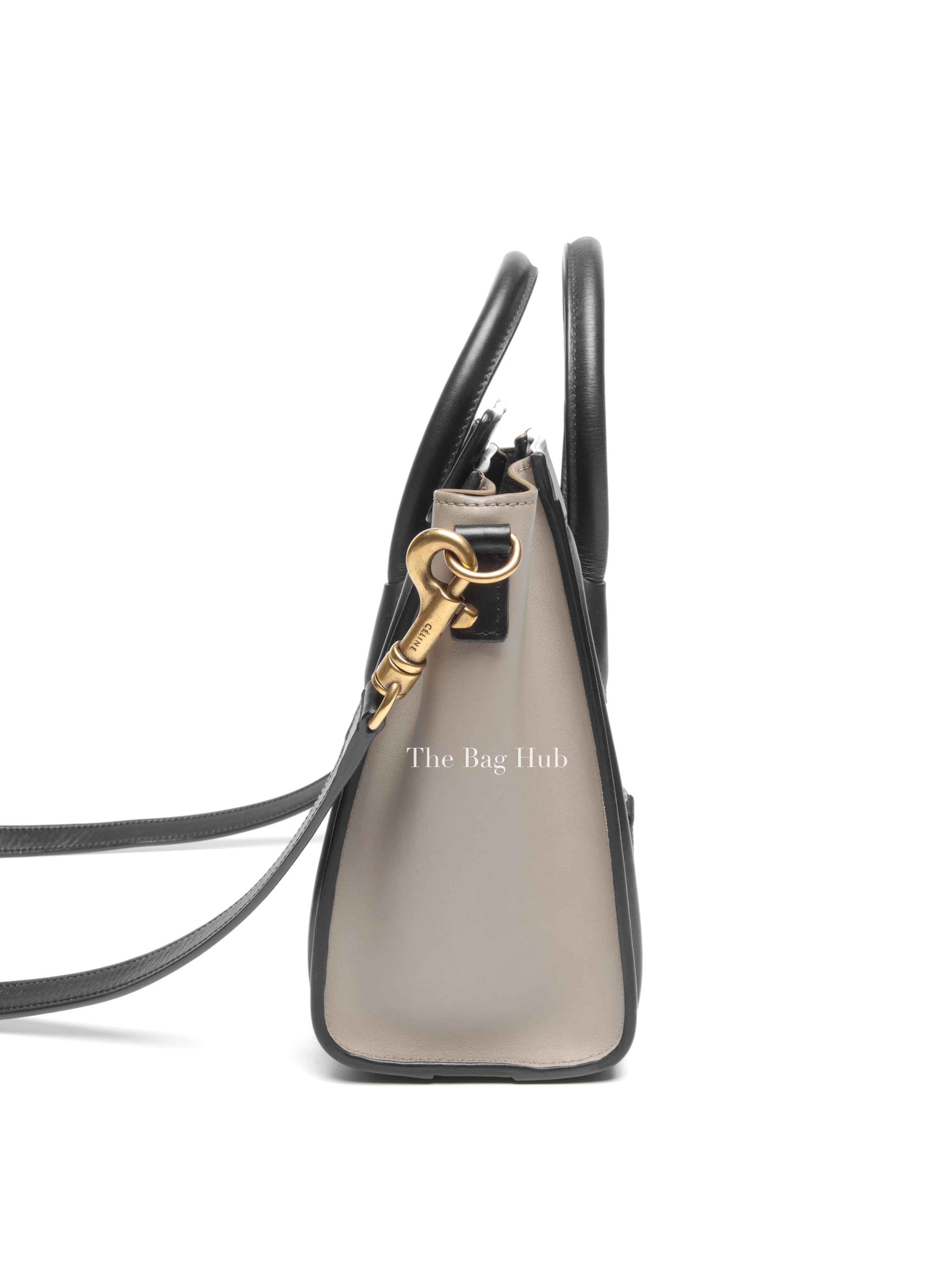 Celine Tri-Color Smooth Drummed Calfskin Nano Luggage Bag