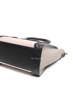 Celine Tri-Color Smooth Drummed Calfskin Nano Luggage Bag