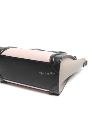 Celine Tri-Color Smooth Drummed Calfskin Nano Luggage Bag