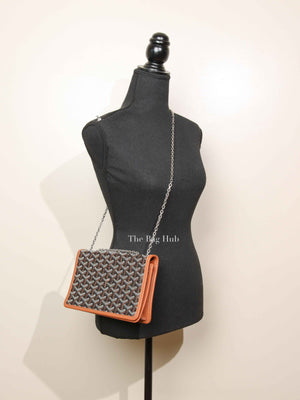 Goyard Black/Tan Canvas Alexander III Bag