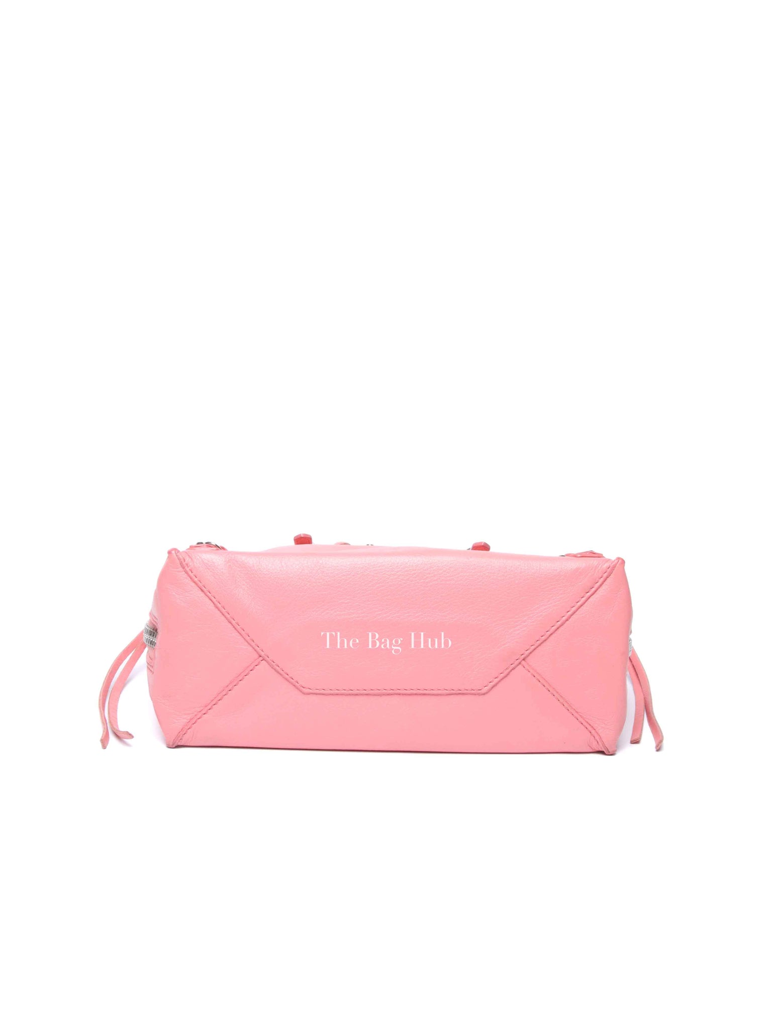 Balenciaga Pink Leather Mini Metallic Edge Papier A4 Tote Bag