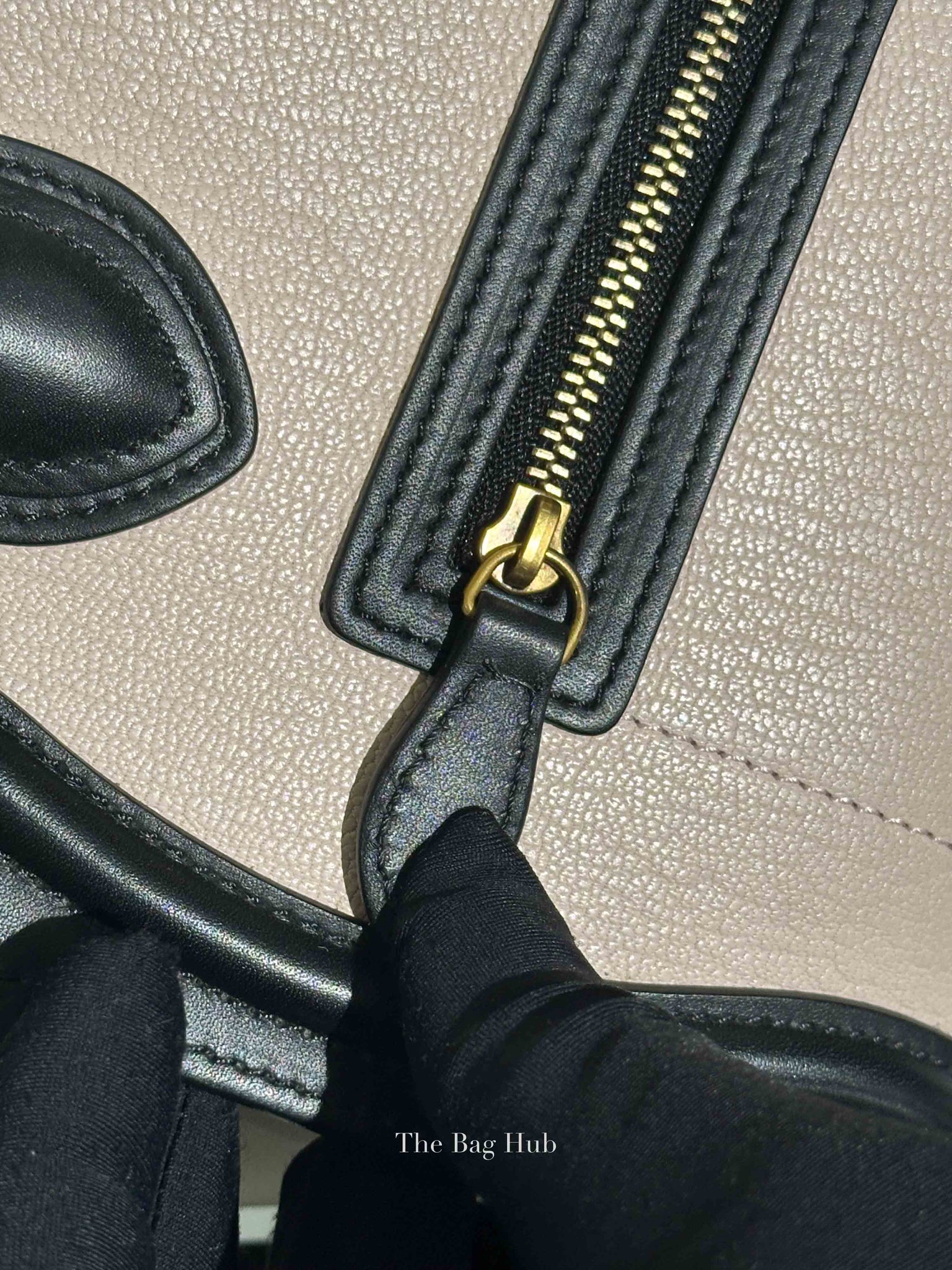 Celine Tri-Color Smooth Drummed Calfskin Nano Luggage Bag