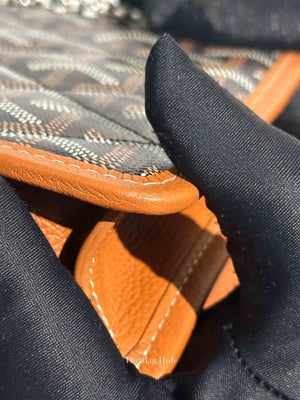 Goyard Black/Tan Canvas Alexander III Bag