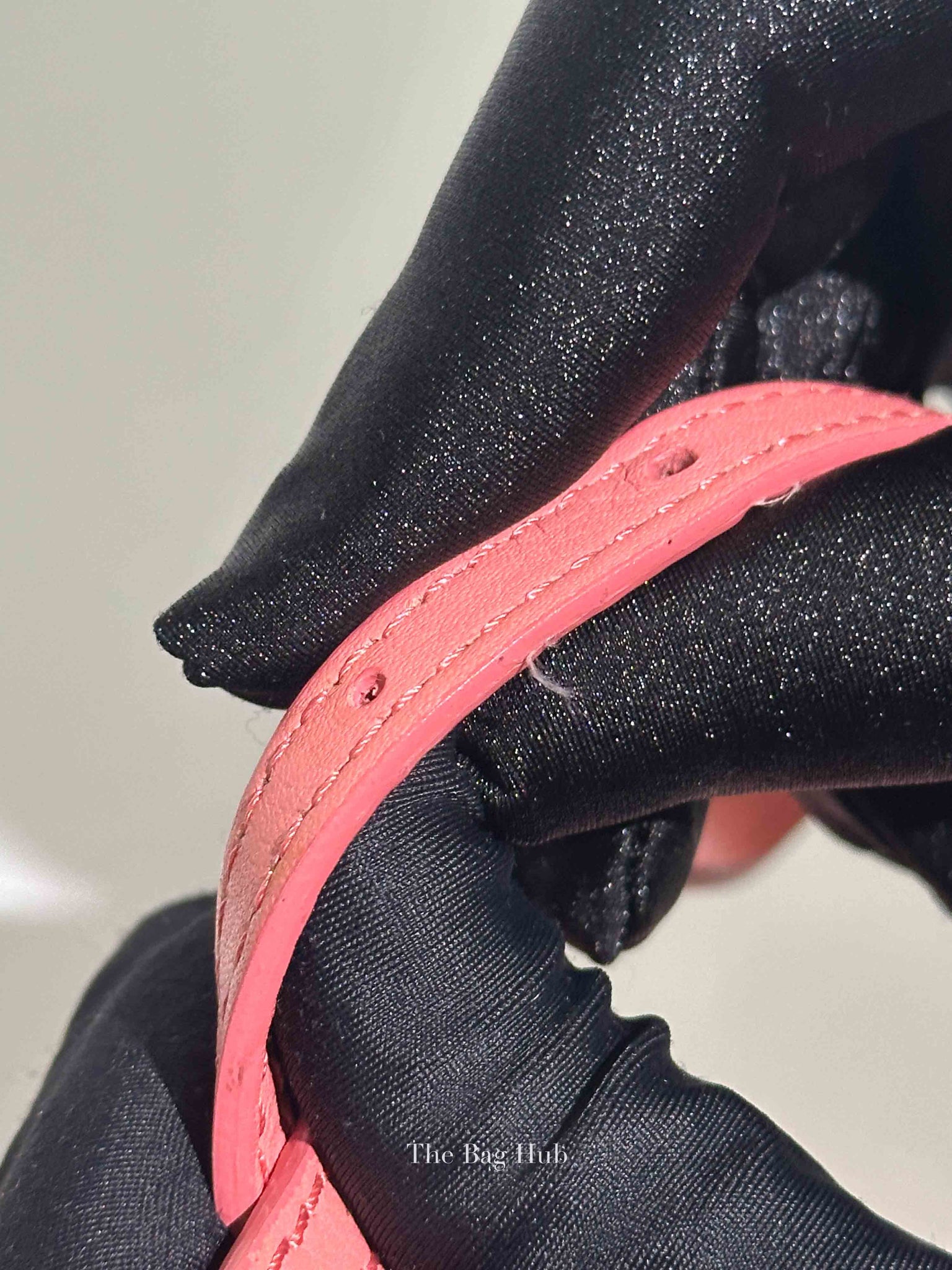 Balenciaga Pink Leather Mini Metallic Edge Papier A4 Tote Bag