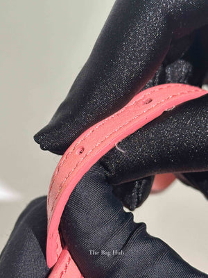 Balenciaga Pink Leather Mini Metallic Edge Papier A4 Tote Bag