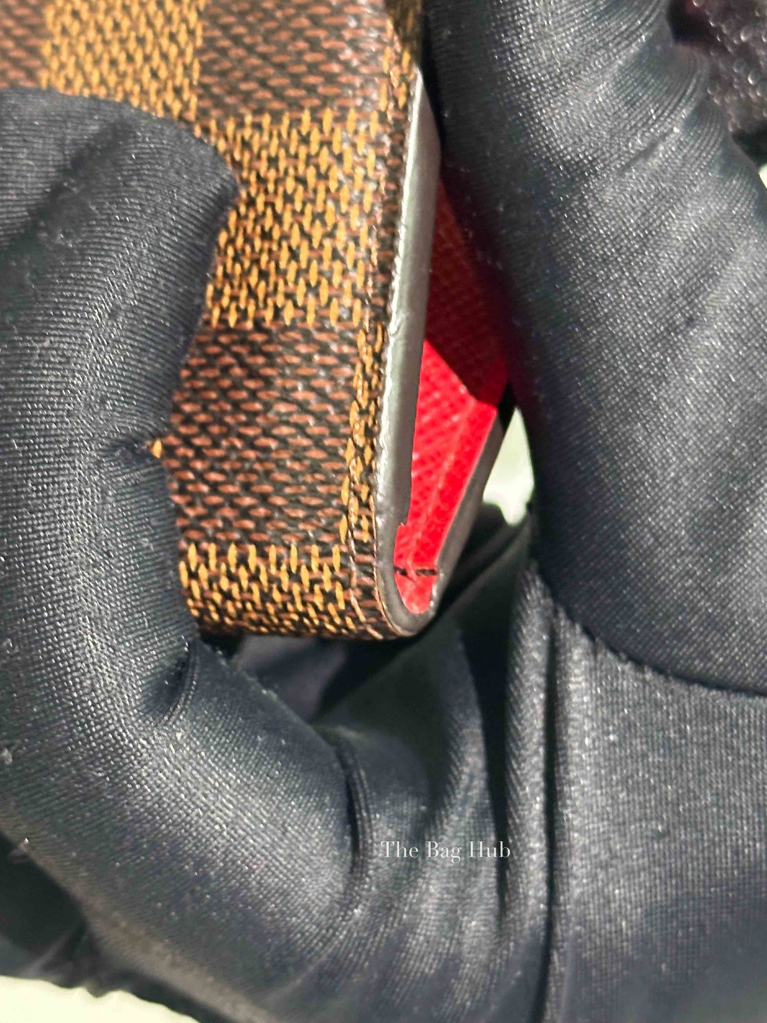 Louis Vuitton Damier Ebene Canvas Emilie Wallet