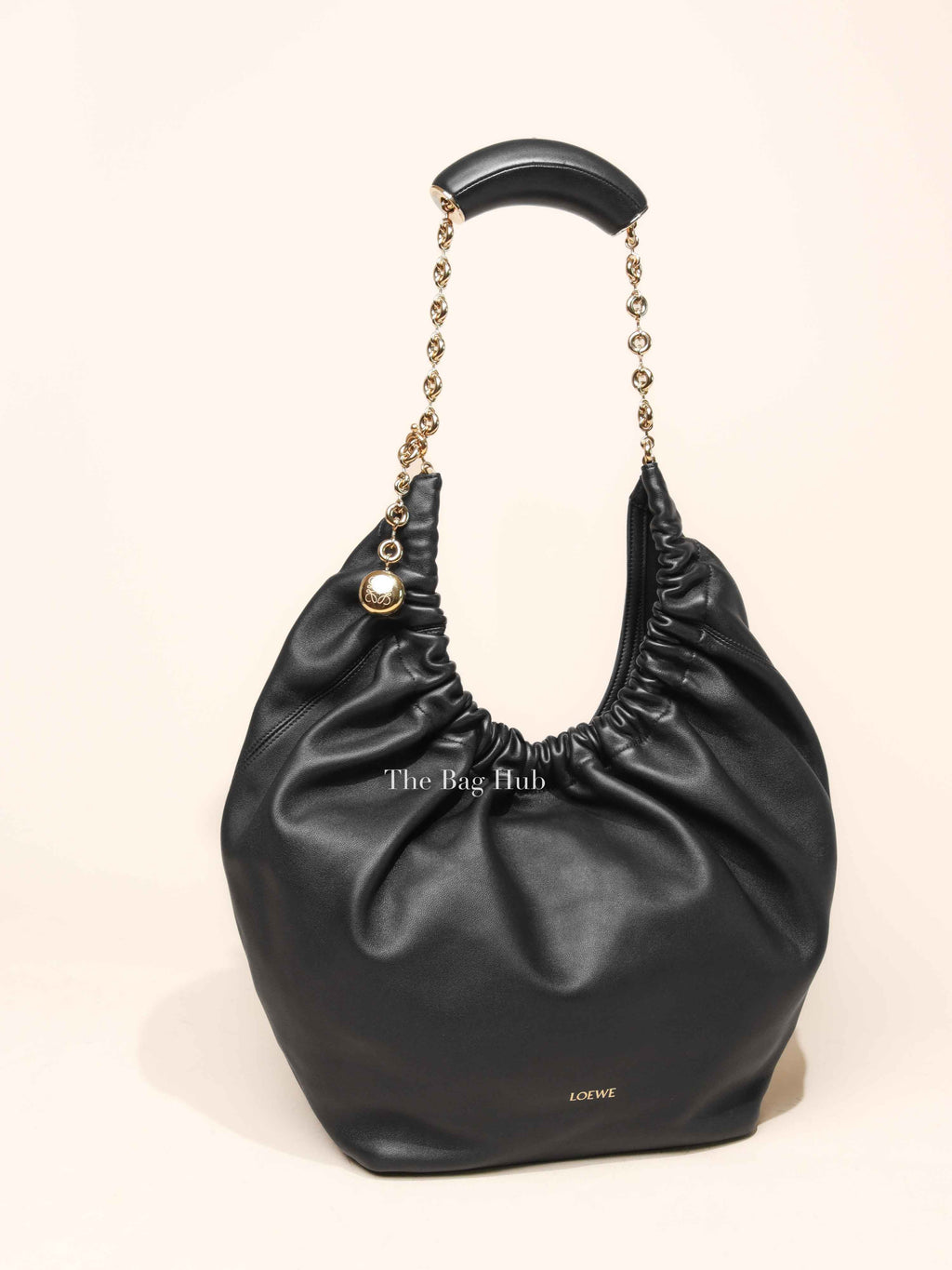 Loewe Black Nappa Lambskin Squeeze Small Bag