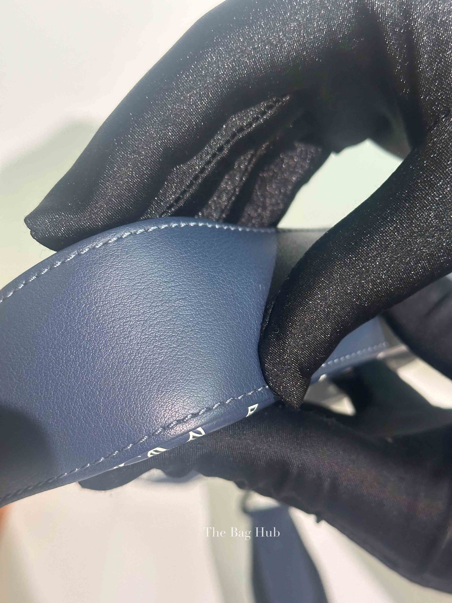 Louis Vuitton Navy Blue Monogram Shadow Leather Trio Messenger Bag