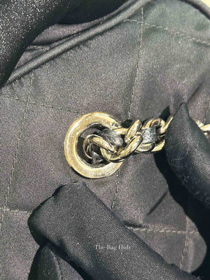 Prada Black Nylon Tessuto Impuntu Quilted Shoulder Bag