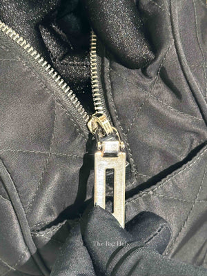 Prada Black Nylon Tessuto Impuntu Quilted Shoulder Bag