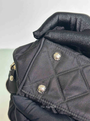 Prada Black Nylon Tessuto Impuntu Quilted Shoulder Bag
