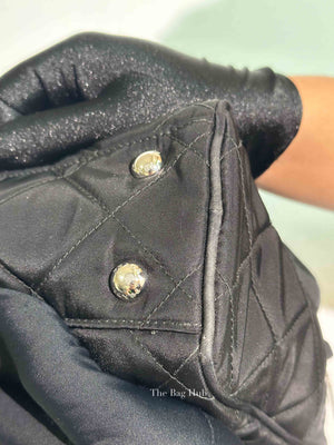 Prada Black Nylon Tessuto Impuntu Quilted Shoulder Bag