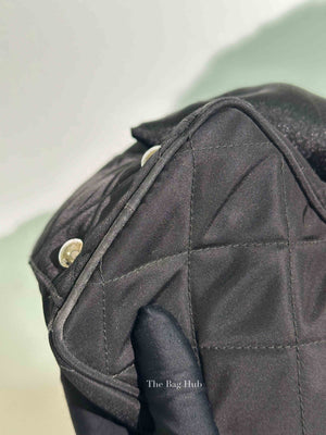 Prada Black Nylon Tessuto Impuntu Quilted Shoulder Bag