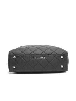 Prada Black Nylon Tessuto Impuntu Quilted Shoulder Bag
