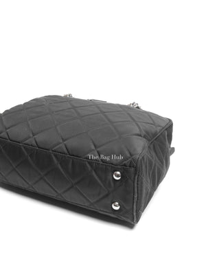 Prada Black Nylon Tessuto Impuntu Quilted Shoulder Bag