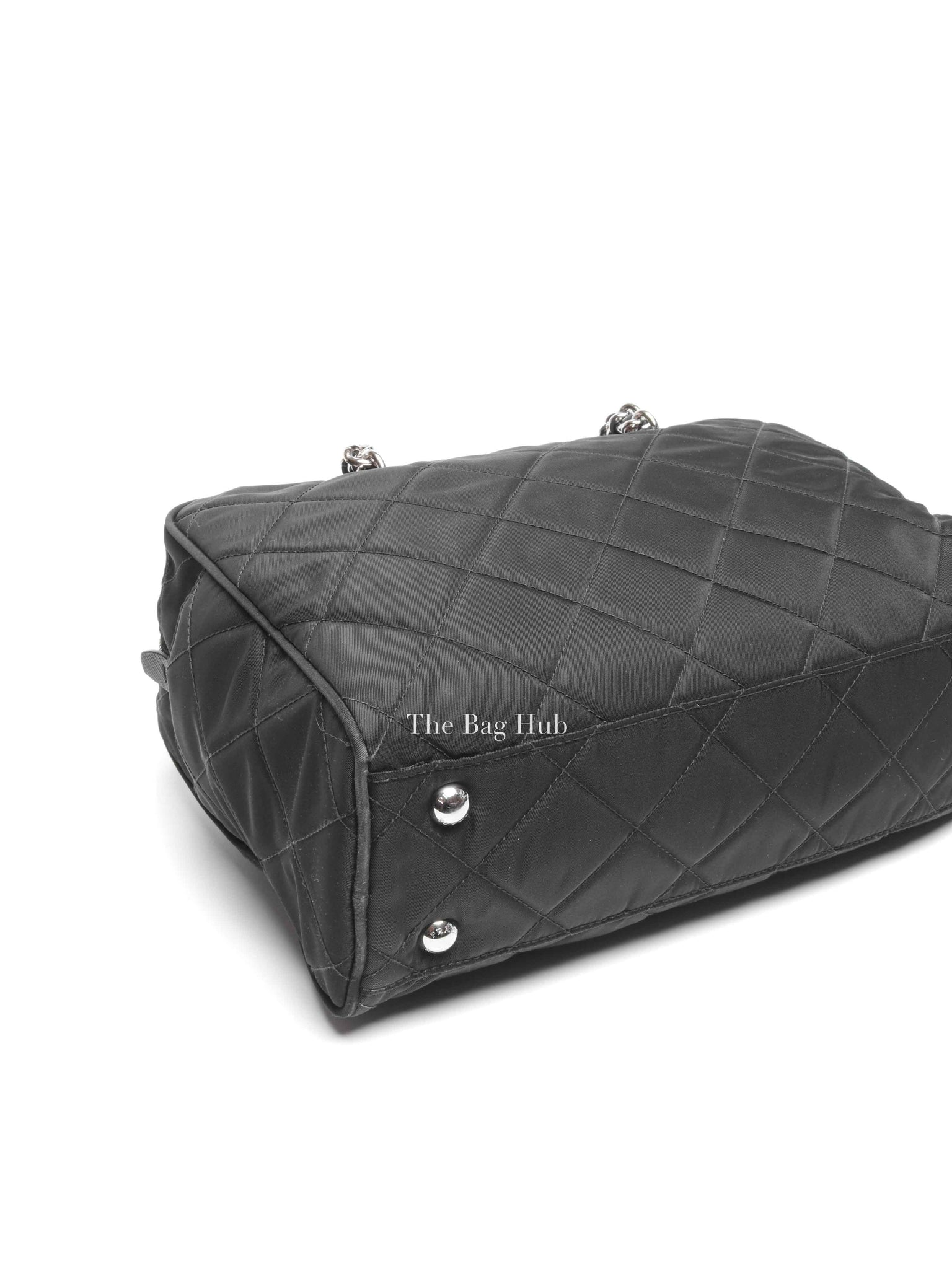 Prada Black Nylon Tessuto Impuntu Quilted Shoulder Bag