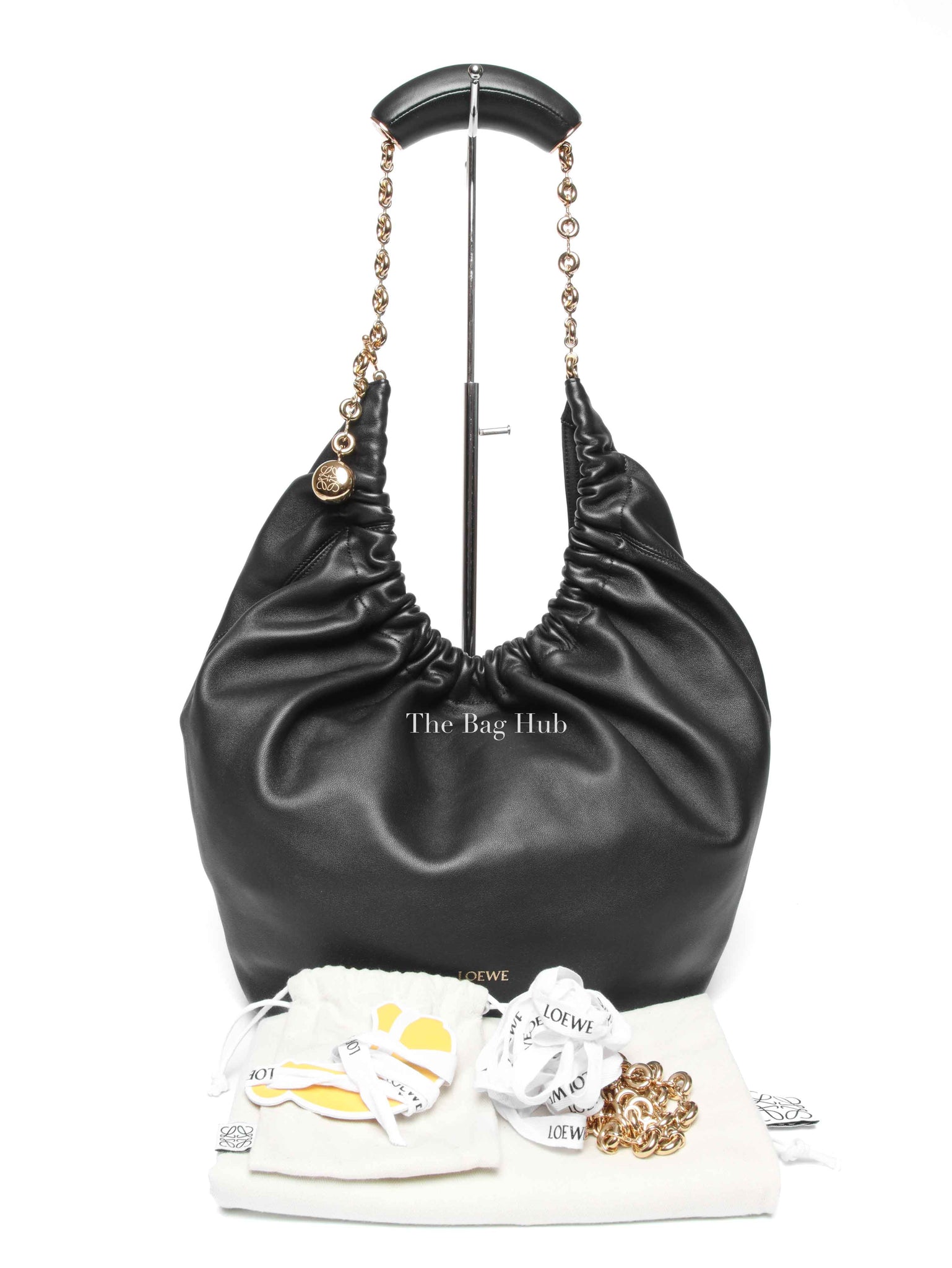 Loewe Black Nappa Lambskin Squeeze Small Bag