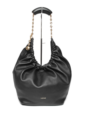 Loewe Black Nappa Lambskin Squeeze Small Bag
