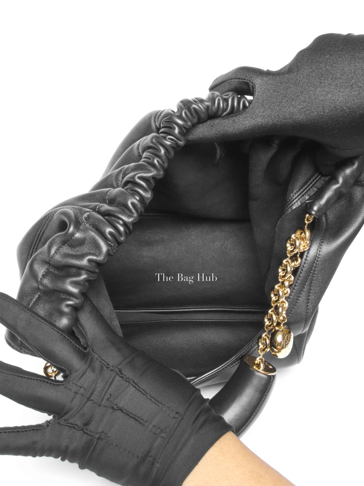 Loewe Black Nappa Lambskin Squeeze Small Bag