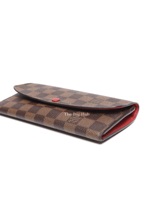 Louis Vuitton Damier Ebene Canvas Emilie Wallet