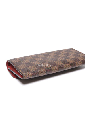 Louis Vuitton Damier Ebene Canvas Emilie Wallet