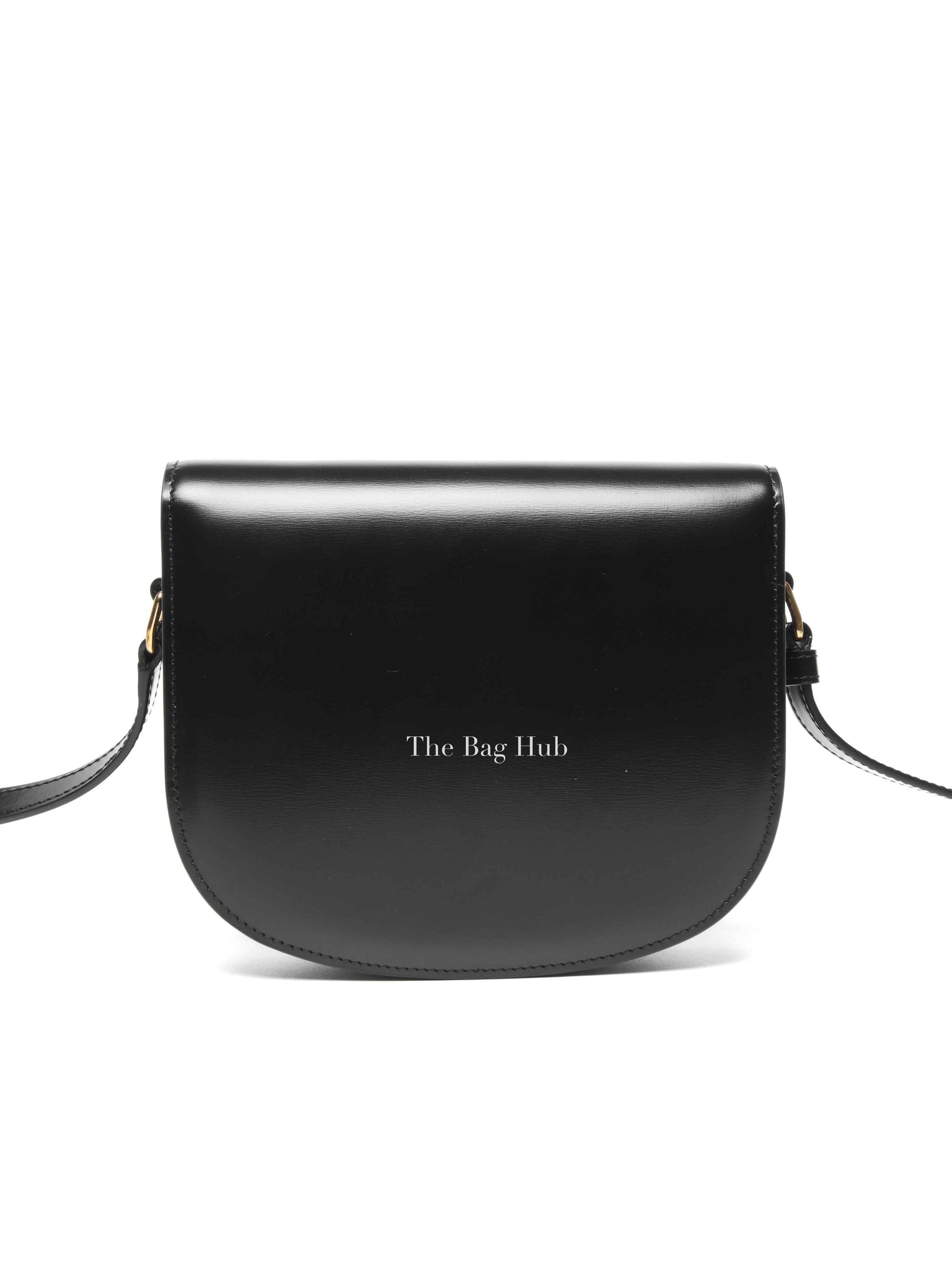 Celine Black Shiny Calfskin Teen Besace Bag